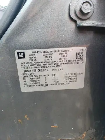2013 CHEVROLET EQUINOX LT