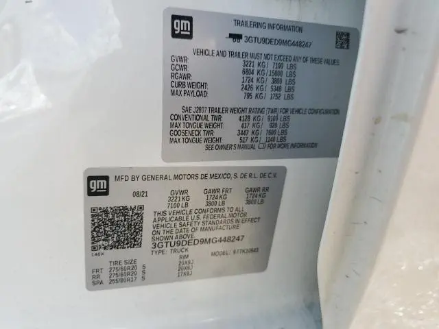 2021 GMC SIERRA K1500 SLT  