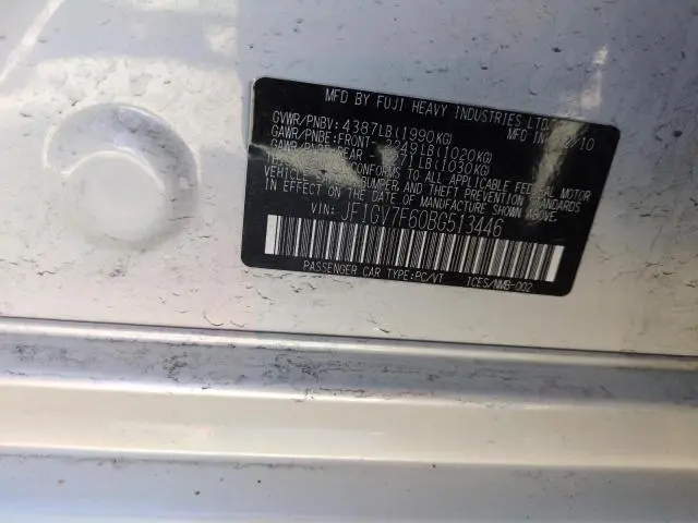 2011 SUBARU IMPREZA WRX