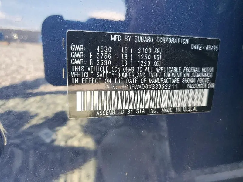 2025 SUBARU LEGACY PREMIUM  