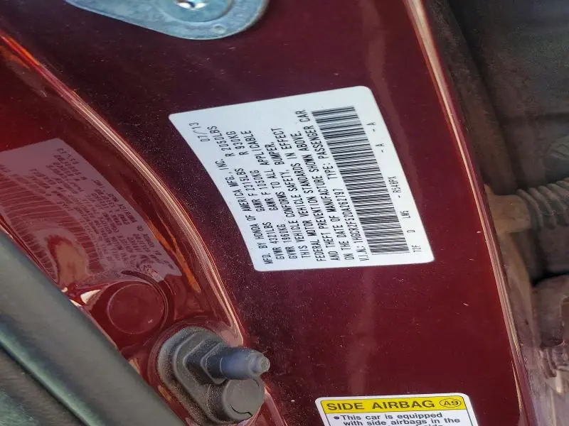 2013 HONDA ACCORD SPORT  