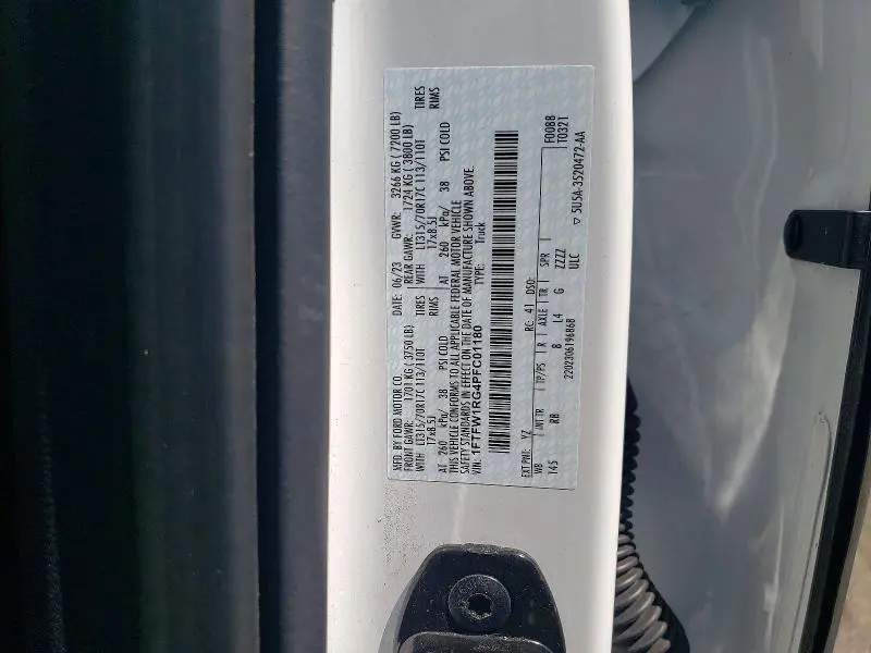2023 FORD F150 RAPTOR  