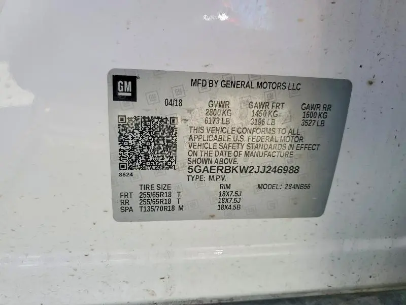2018 BUICK ENCLAVE ESSENCE  