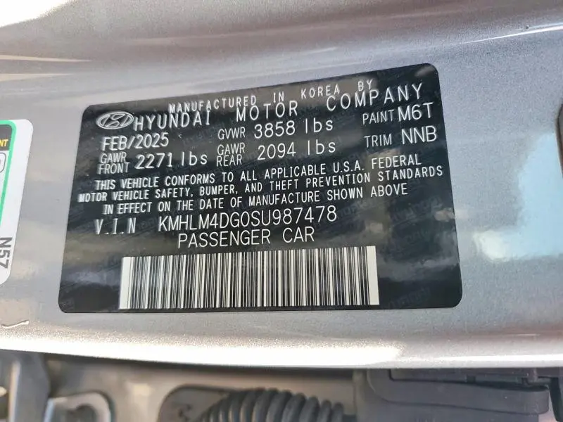 2025 HYUNDAI ELANTRA SEL SPORT  