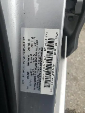 2016 MAZDA 6 TOURING  