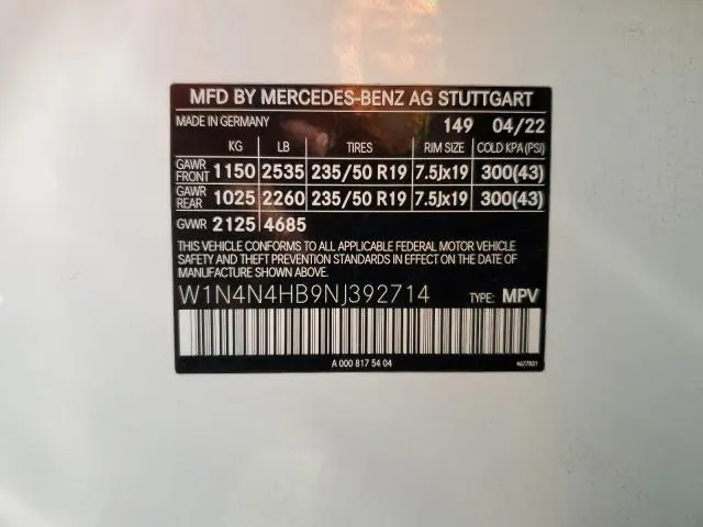 2022 MERCEDES-BENZ GLA 250 4MATIC  