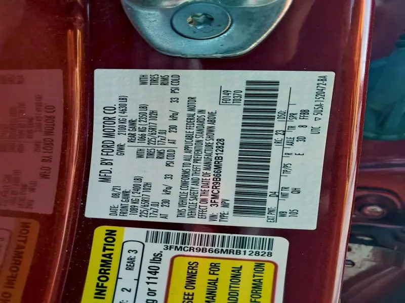 2021 FORD BRONCO SPORT BIG BEND  