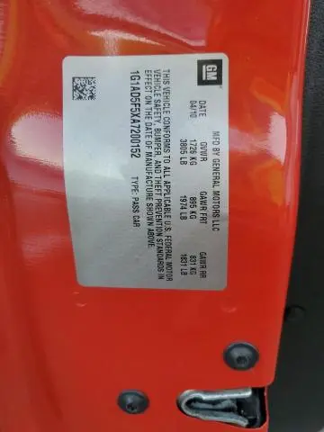 2010 CHEVROLET COBALT 1LT  