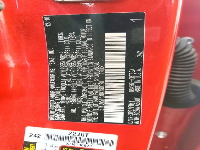 2011 TOYOTA TUNDRA DOUBLE CAB SR5  