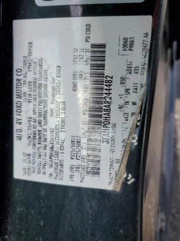 2010 FORD FUSION SE  