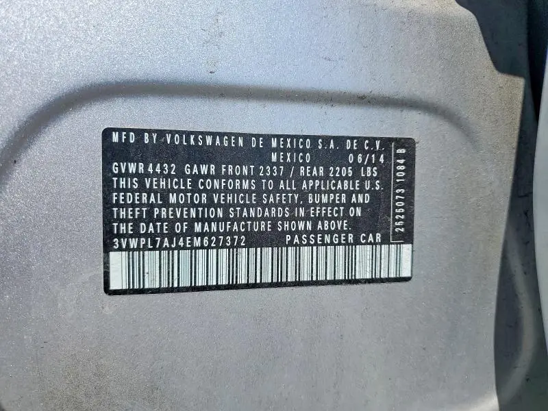 2014 VOLKSWAGEN JETTA TDI  