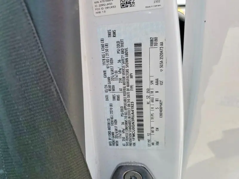 2024 FORD ESCAPE ACTIVE  