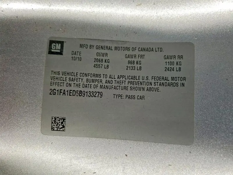2011 CHEVROLET CAMARO LS  