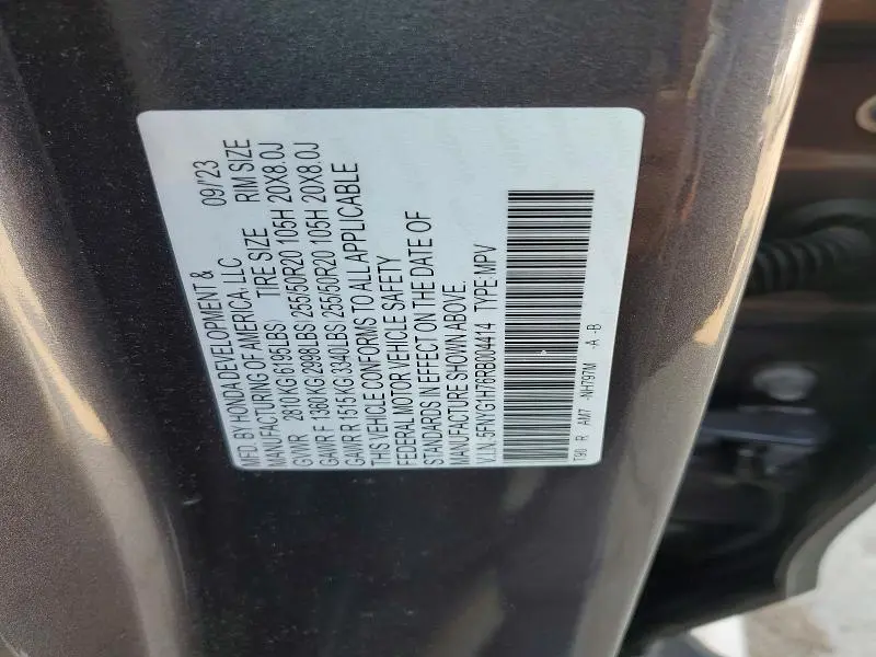 2024 HONDA PILOT TOURING  