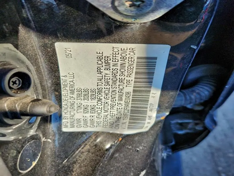 2021 HONDA CIVIC SPORT  