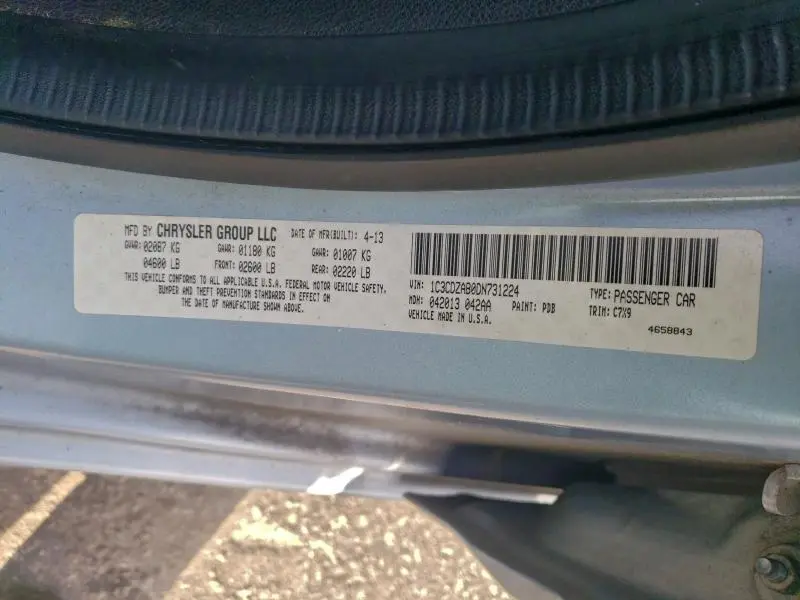 2013 DODGE AVENGER SE  