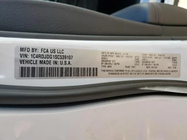 2025 DODGE DURANGO GT  