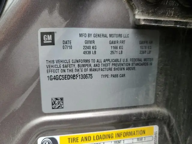 2011 BUICK LACROSSE CXL  
