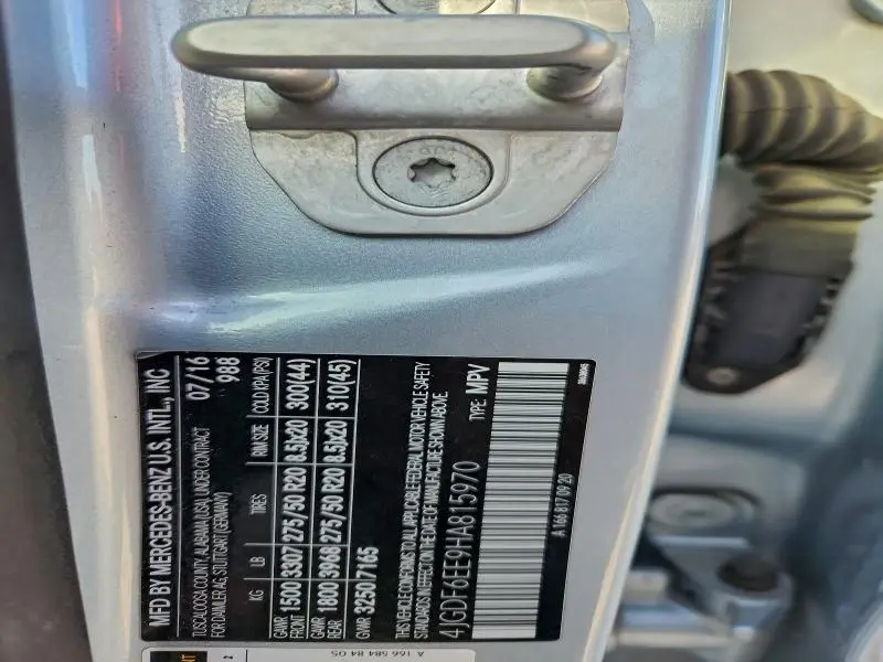 2017 MERCEDES-BENZ GLS 450 4MATIC  