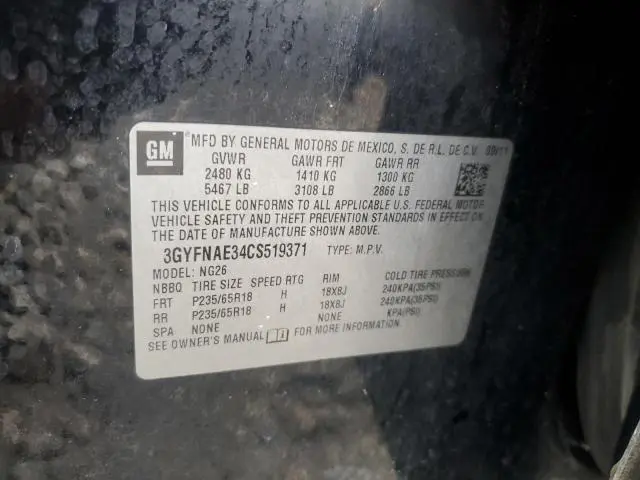 2012 CADILLAC SRX LUXURY COLLECTION  