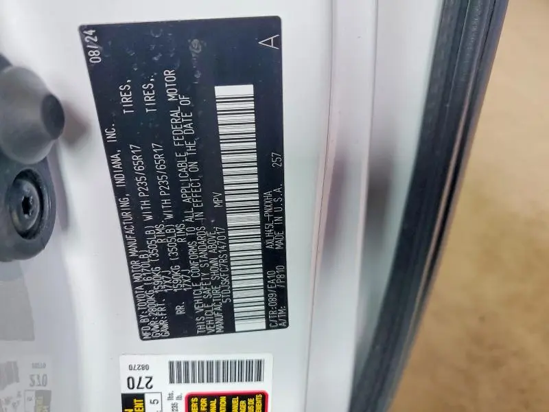 2024 TOYOTA SIENNA XLE 7-PASSENGER  