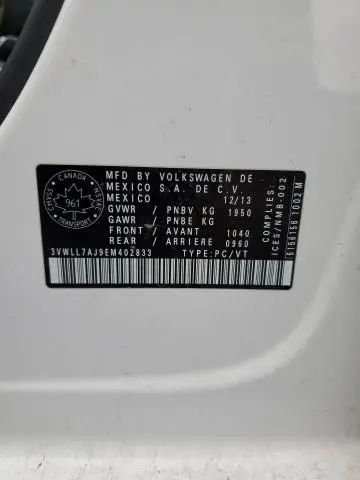 2014 VOLKSWAGEN JETTA TDI  
