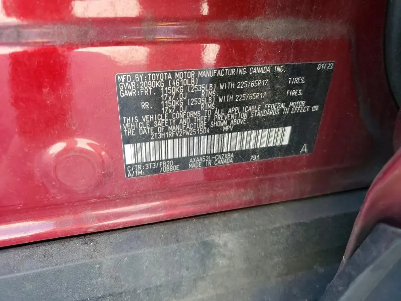 2023 TOYOTA RAV4 LE  