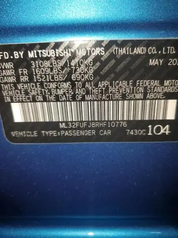 2024 MITSUBISHI MIRAGE G4 ES  