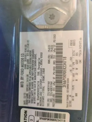 2014 FORD FUSION TITANIUM  