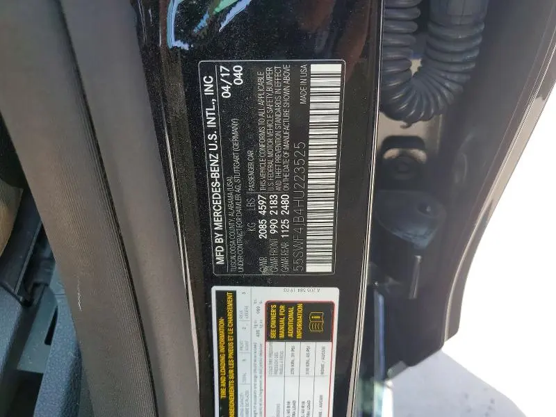 2017 MERCEDES-BENZ C 300  