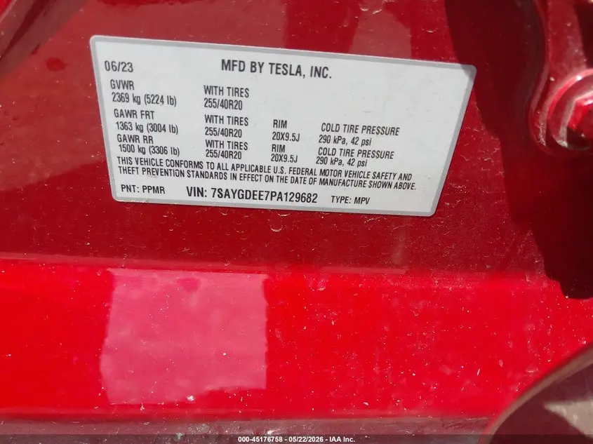 2023 TESLA MODEL Y  