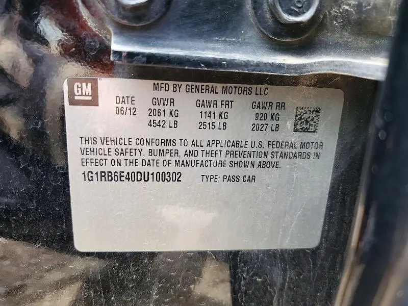 2013 CHEVROLET VOLT   