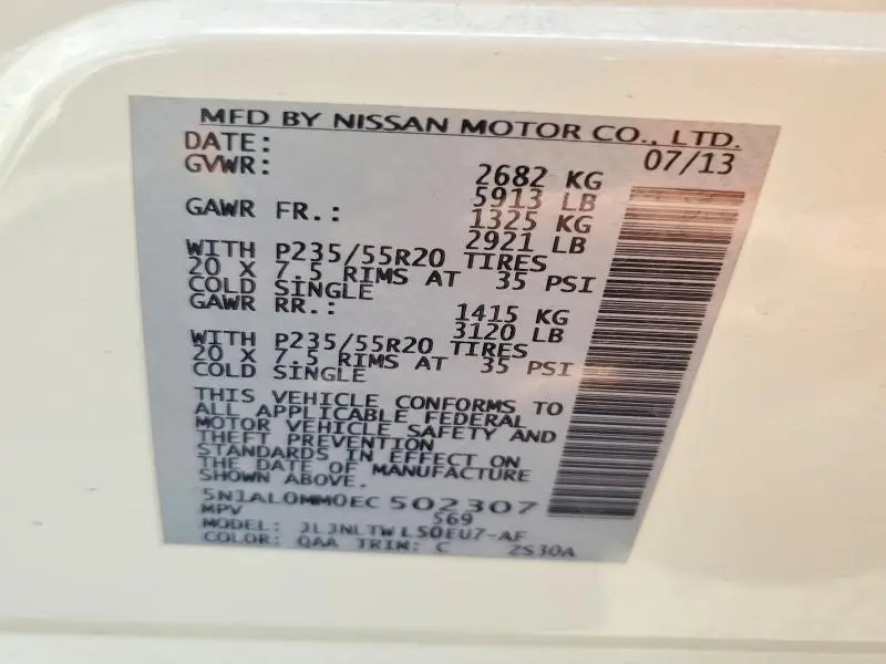 2014 INFINITI QX60 BASE  
