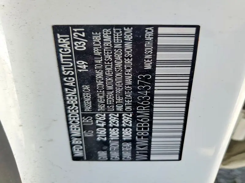 2021 MERCEDES-BENZ C 300 4MATIC  