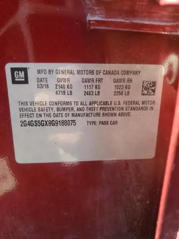 2016 BUICK REGAL PREMIUM  