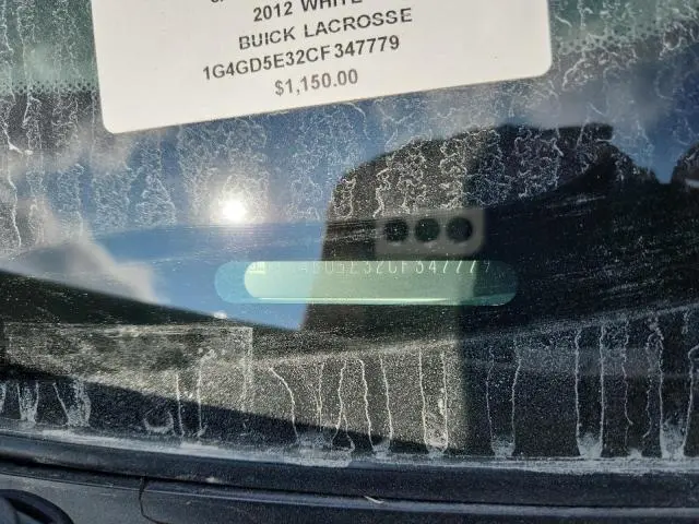 2012 BUICK LACROSSE PREMIUM  