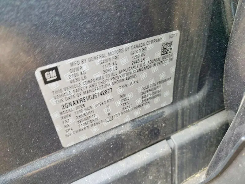 2018 CHEVROLET EQUINOX LS  