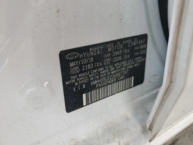 2018 HYUNDAI ELANTRA GT 