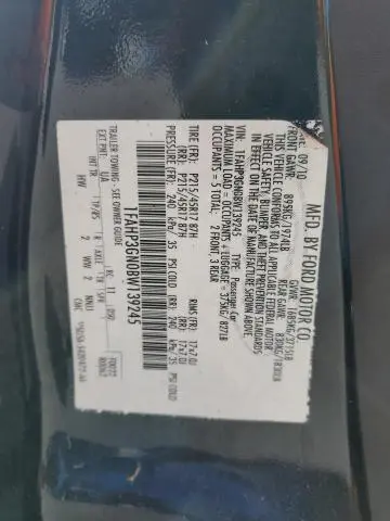 2011 FORD FOCUS SES  
