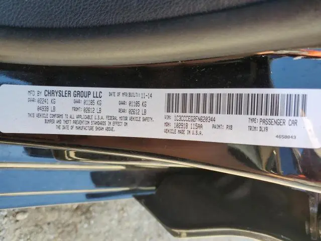 2015 CHRYSLER 200 C  