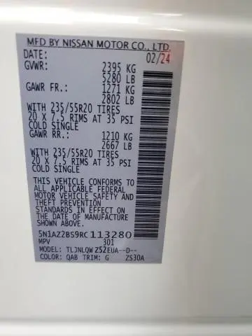 2024 NISSAN MURANO SV  