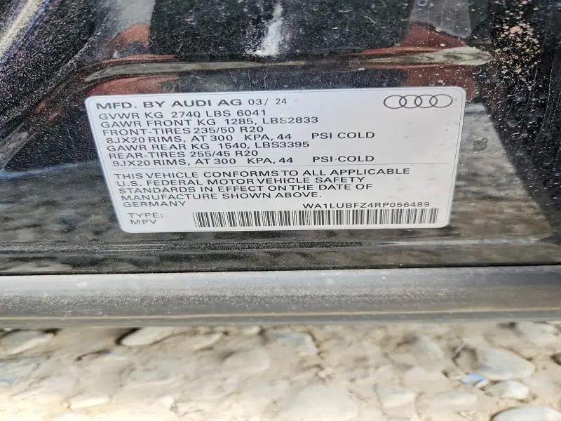 2024 AUDI Q4 E-TRON PREMIUM PLUS  