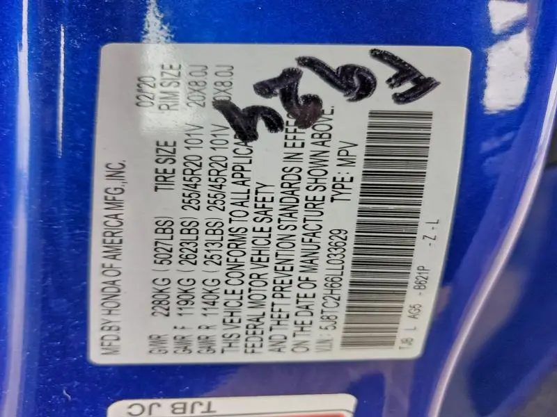 2020 ACURA RDX A-SPEC  