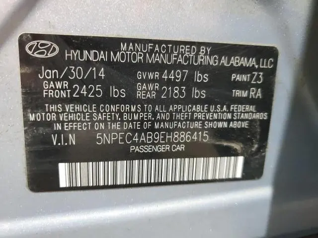 2014 HYUNDAI SONATA SE  