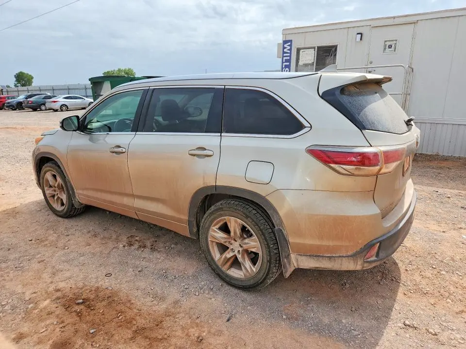 2016 TOYOTA HIGHLANDER LIMITED PLATINUM  