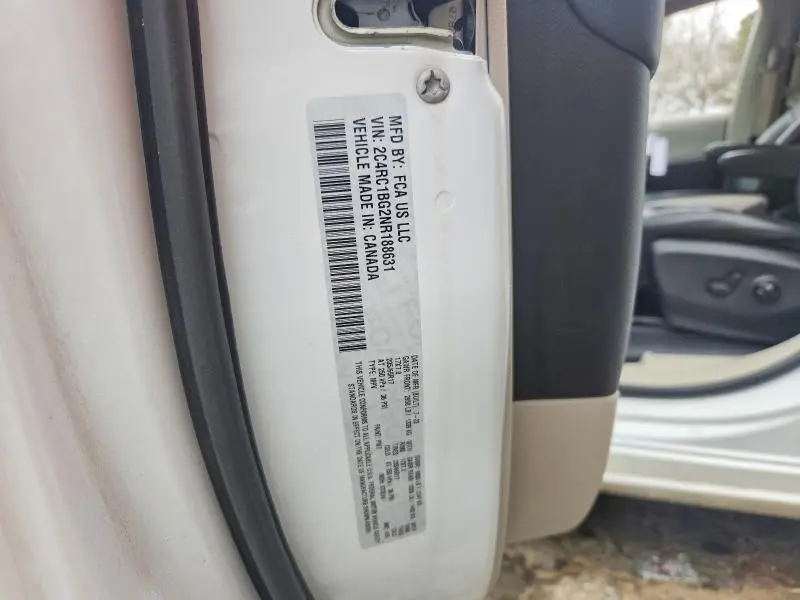 2022 CHRYSLER PACIFICA TOURING L  