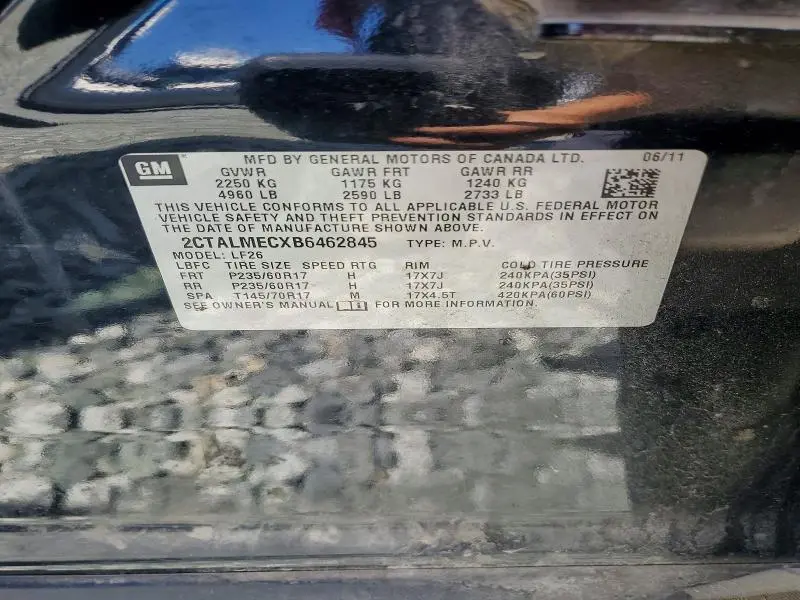 2011 GMC TERRAIN SLE  