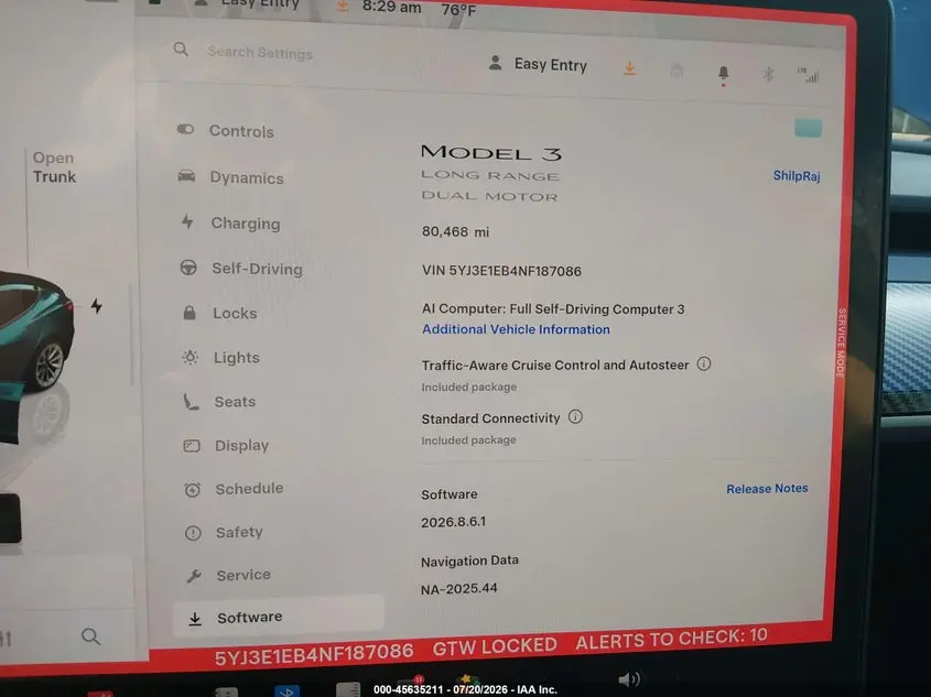 2022 TESLA MODEL 3 LONG RANGE DUAL MOTOR ALL-WHEEL DRIVE