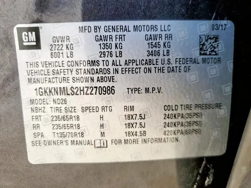 2017 GMC ACADIA SLT-1  