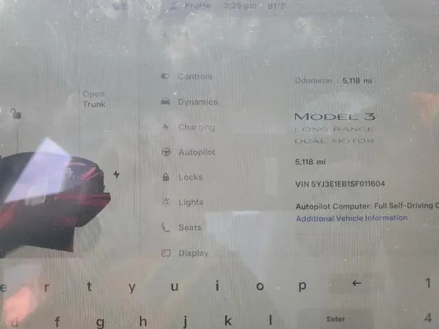 2025 TESLA MODEL 3   